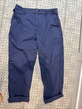 G.H. Bass & Co. Navy Blue Cotton Chinos